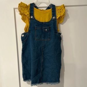 New 7 for mankind 2 piece denim set